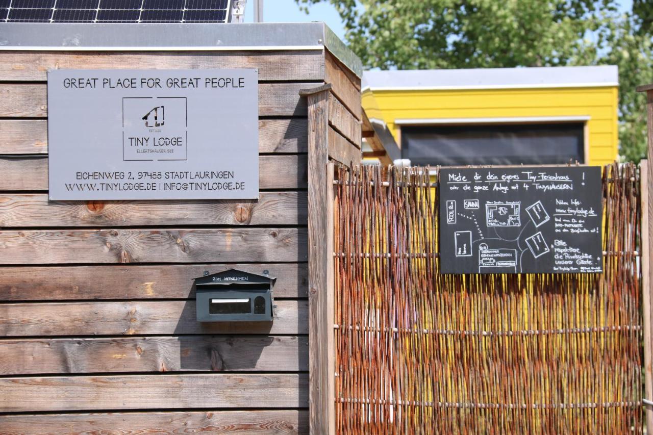 Tinylodge Am Ellertshaeuser See Stadtlauringen Εξωτερικό φωτογραφία